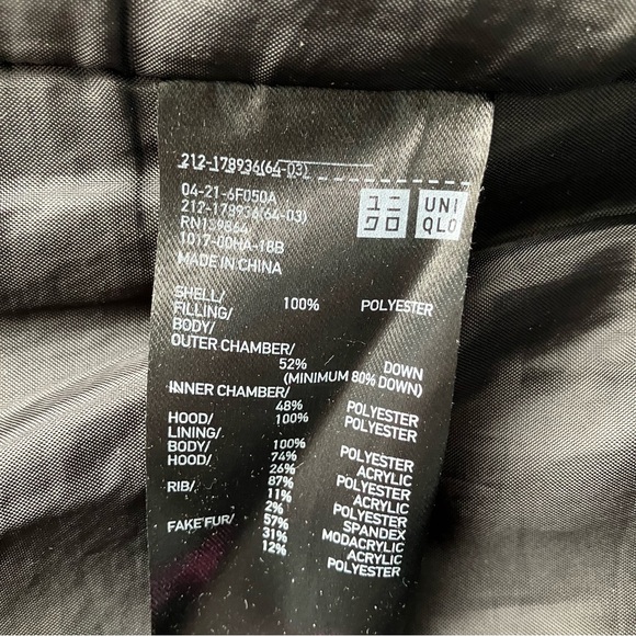 Uniqlo Ultra Warm Down Parka - Picture 9 of 10